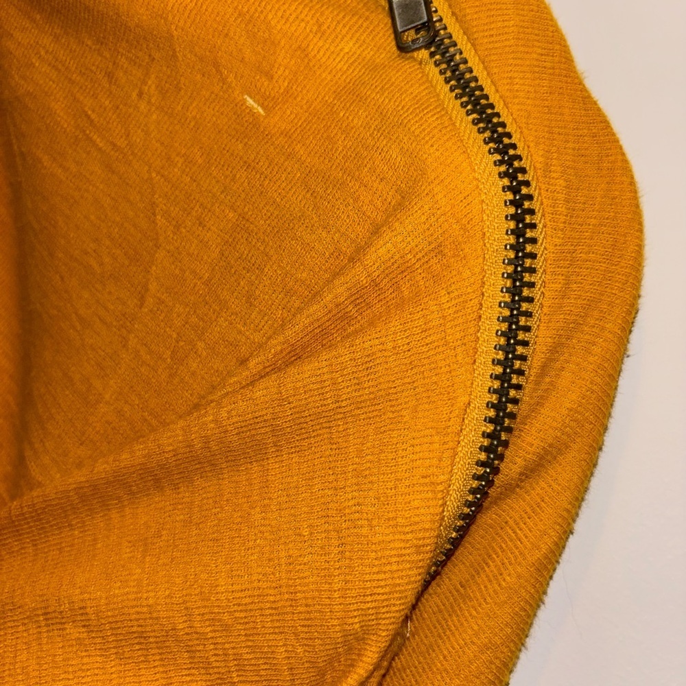 We The Free Off-the-Shoulder Mustard Sweater - Picture 3 of 4